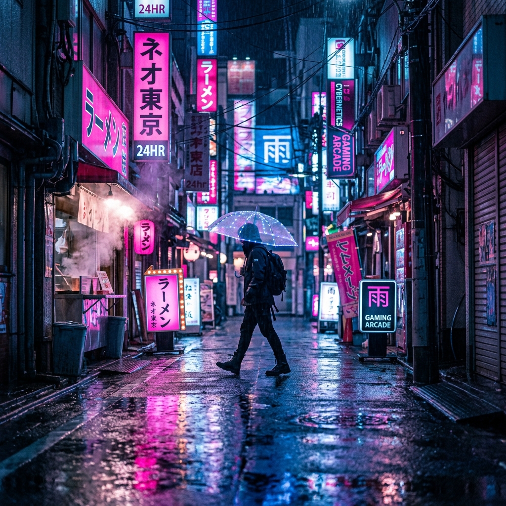 NEON RAIN METROPOLIS